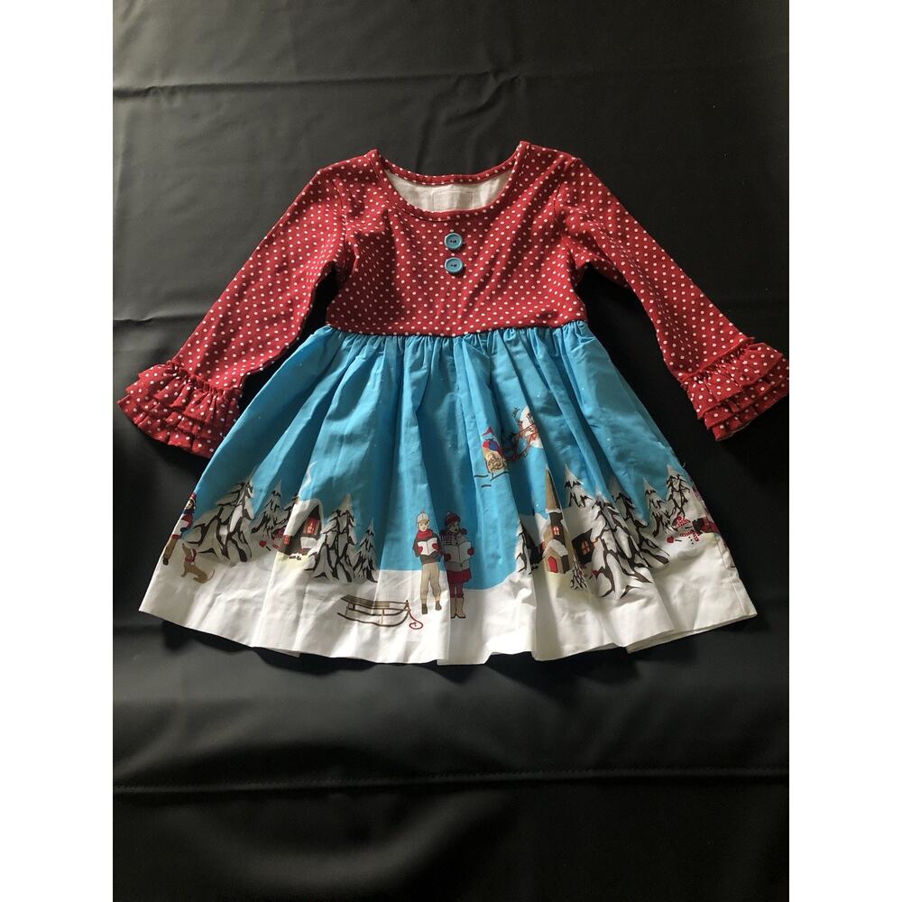 Eleanor Rose Twirl Christmas Dress Girls